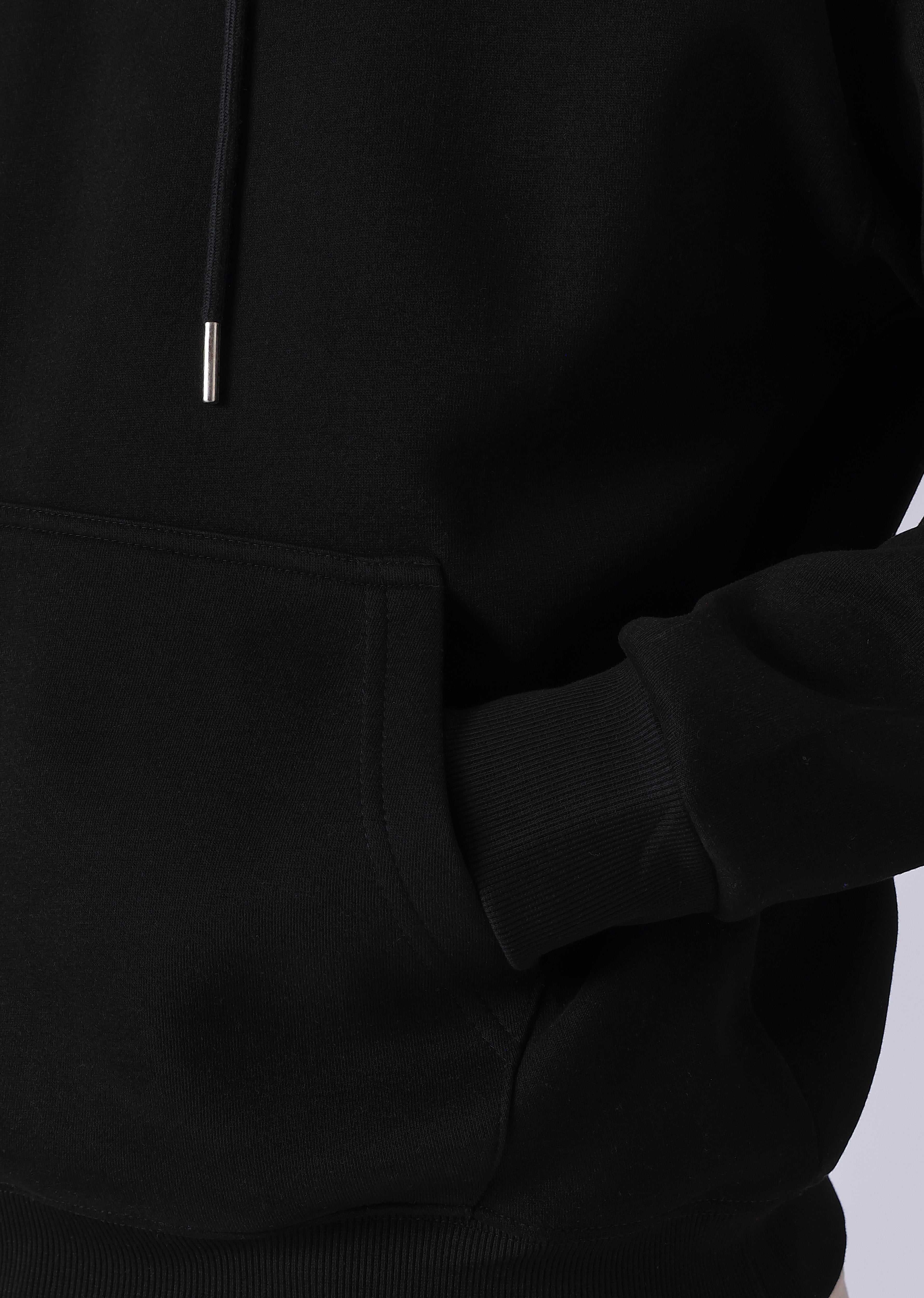 Black Relaxed Fit Hoodie