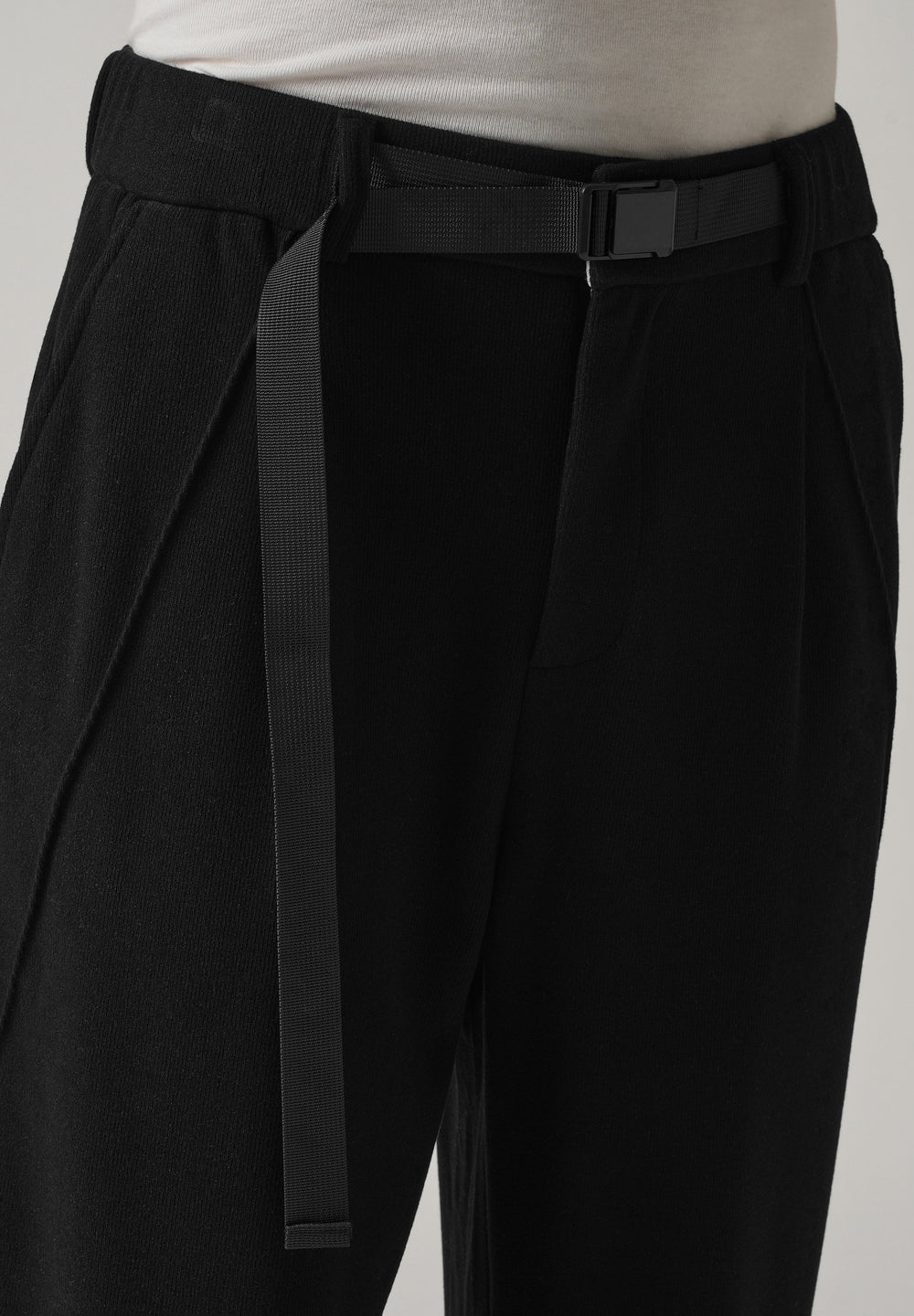 Black Corduroy Relaxed Fit Pant