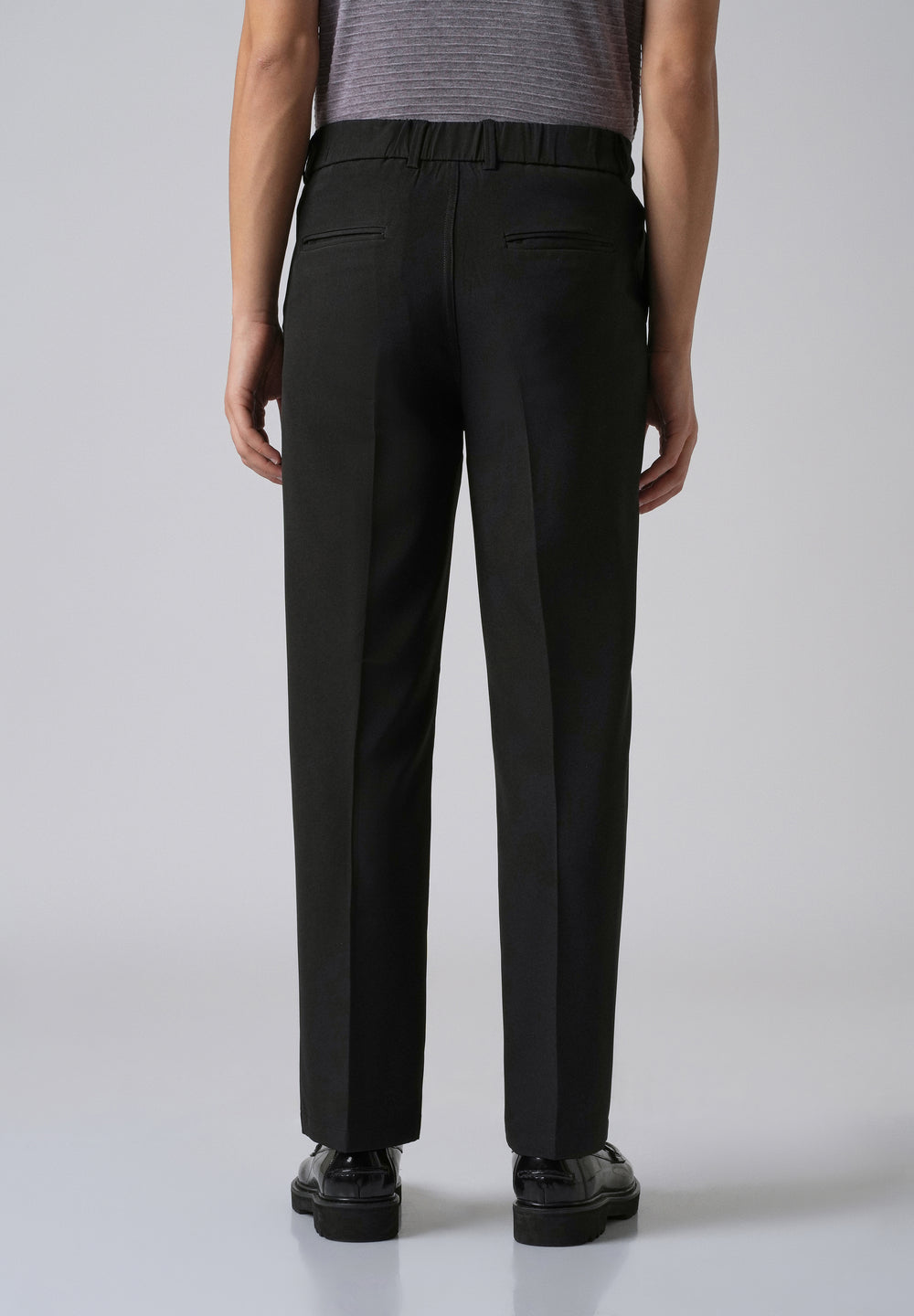 Black Relaxed Fit Trousers