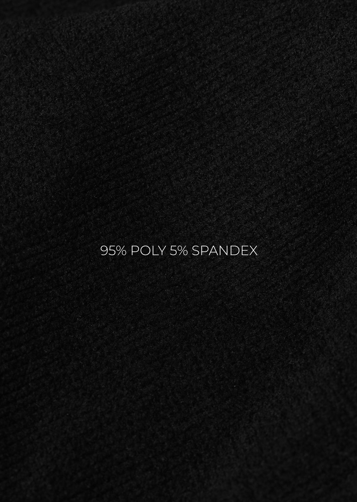 Black Ribbed Stretch Gurkha Pant