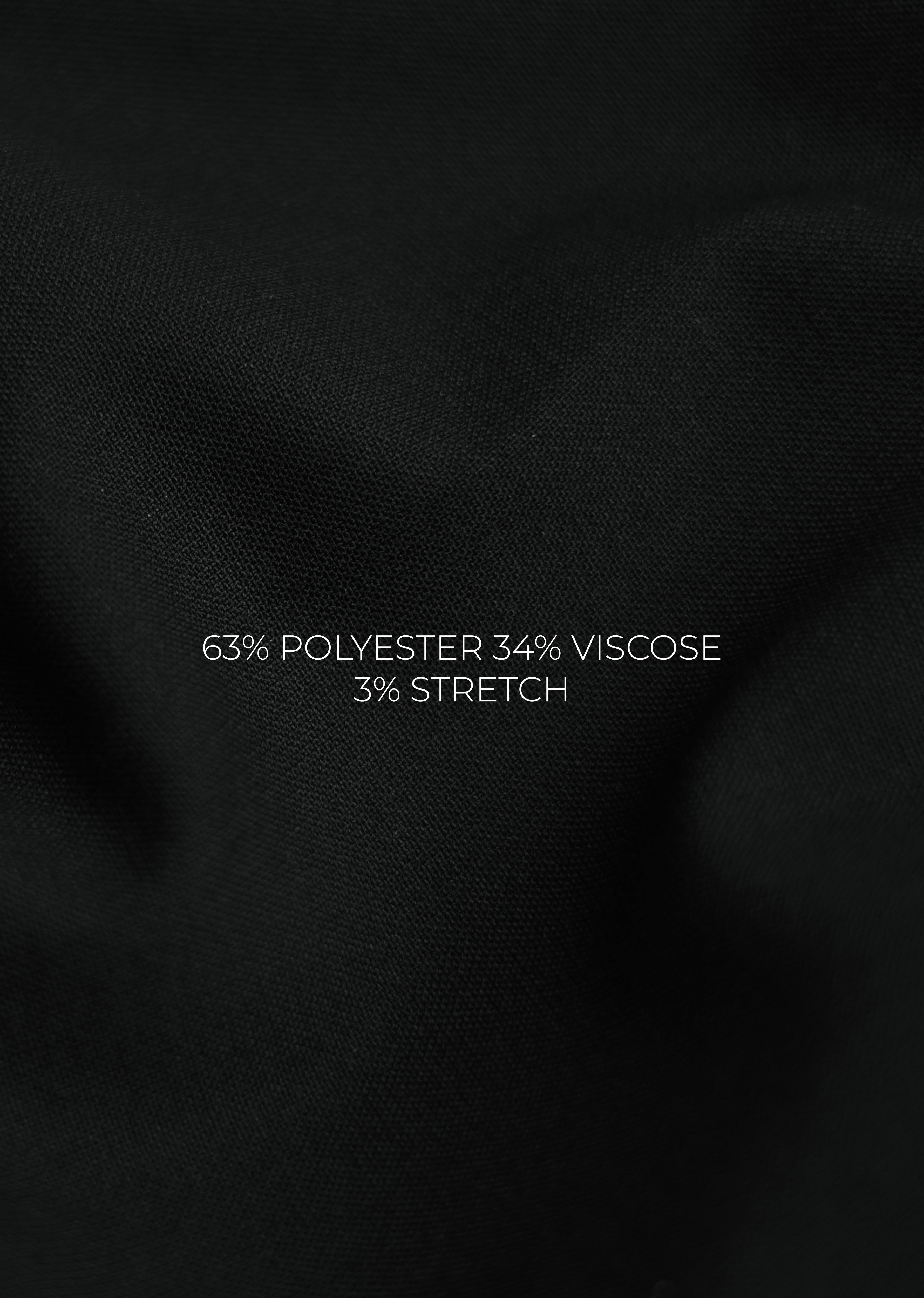 Black Semi-Elasticated Trouser