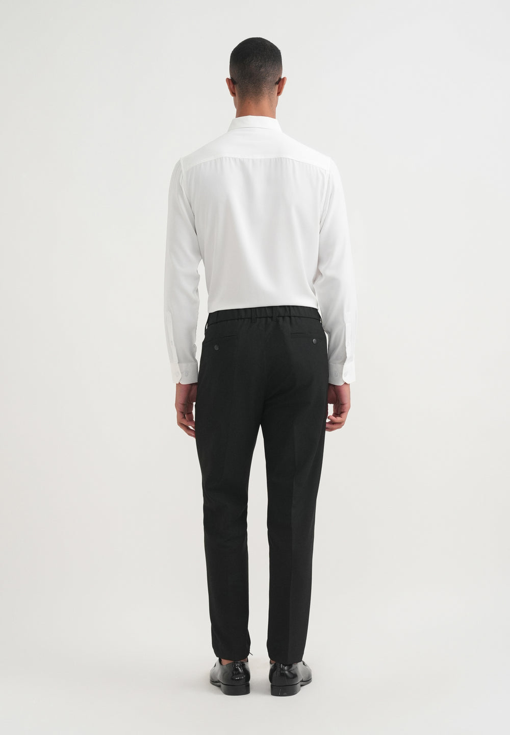 Black Semi-Elasticated Trouser