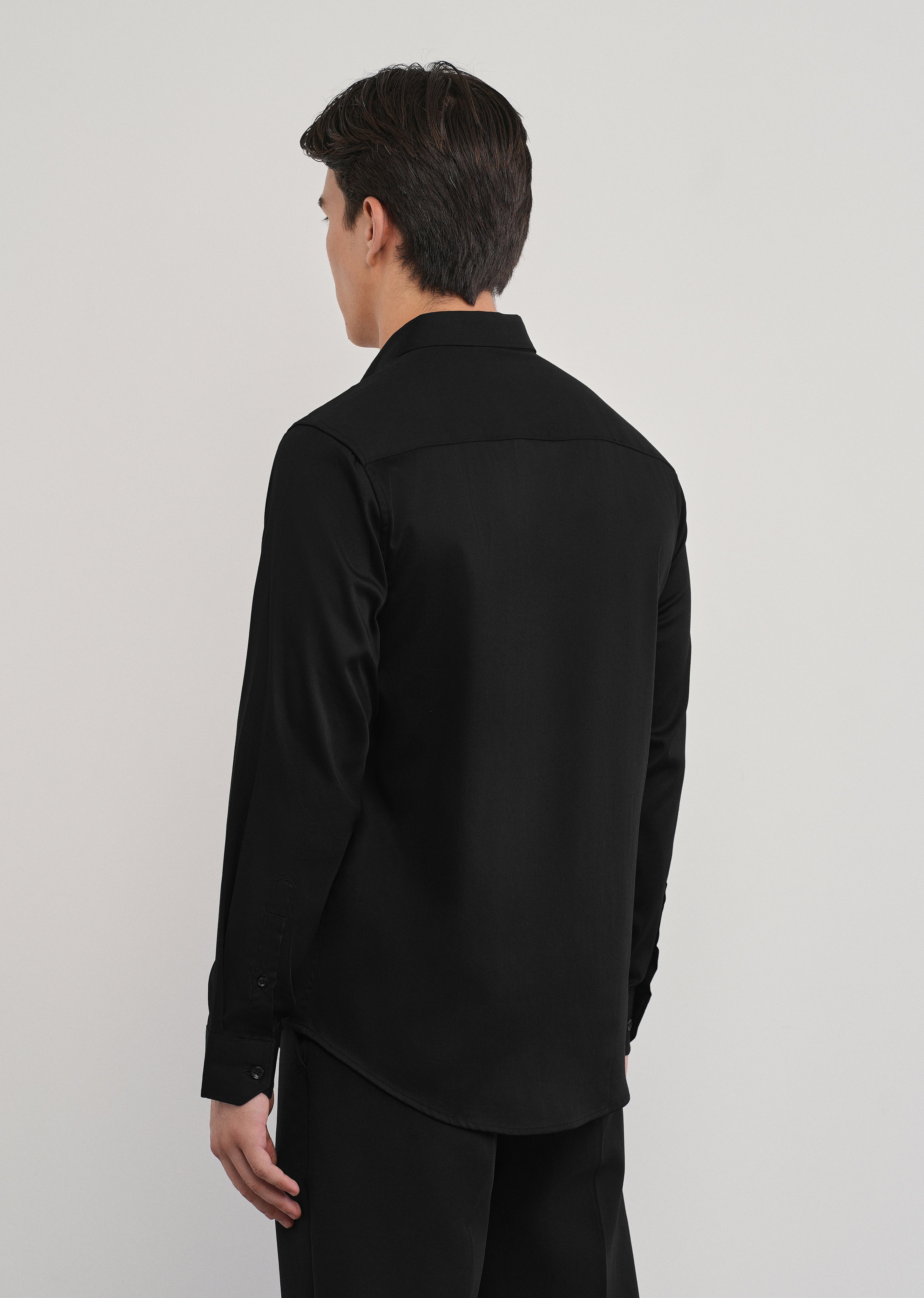 Black Serpent Beadwork Designer Shirt
