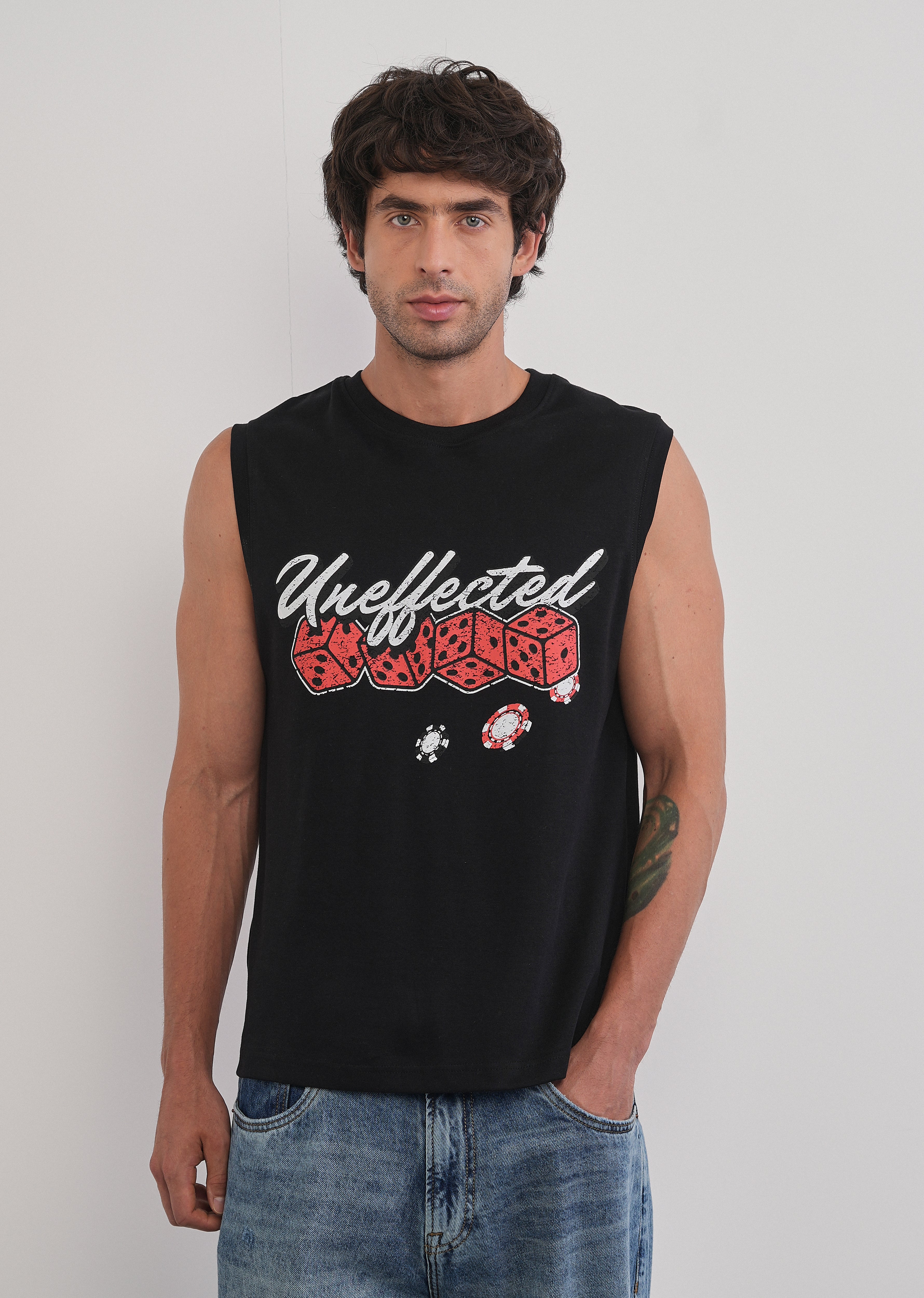 Buy Sleeveless T-Shirts & Tank Tops for Men | Banana Club