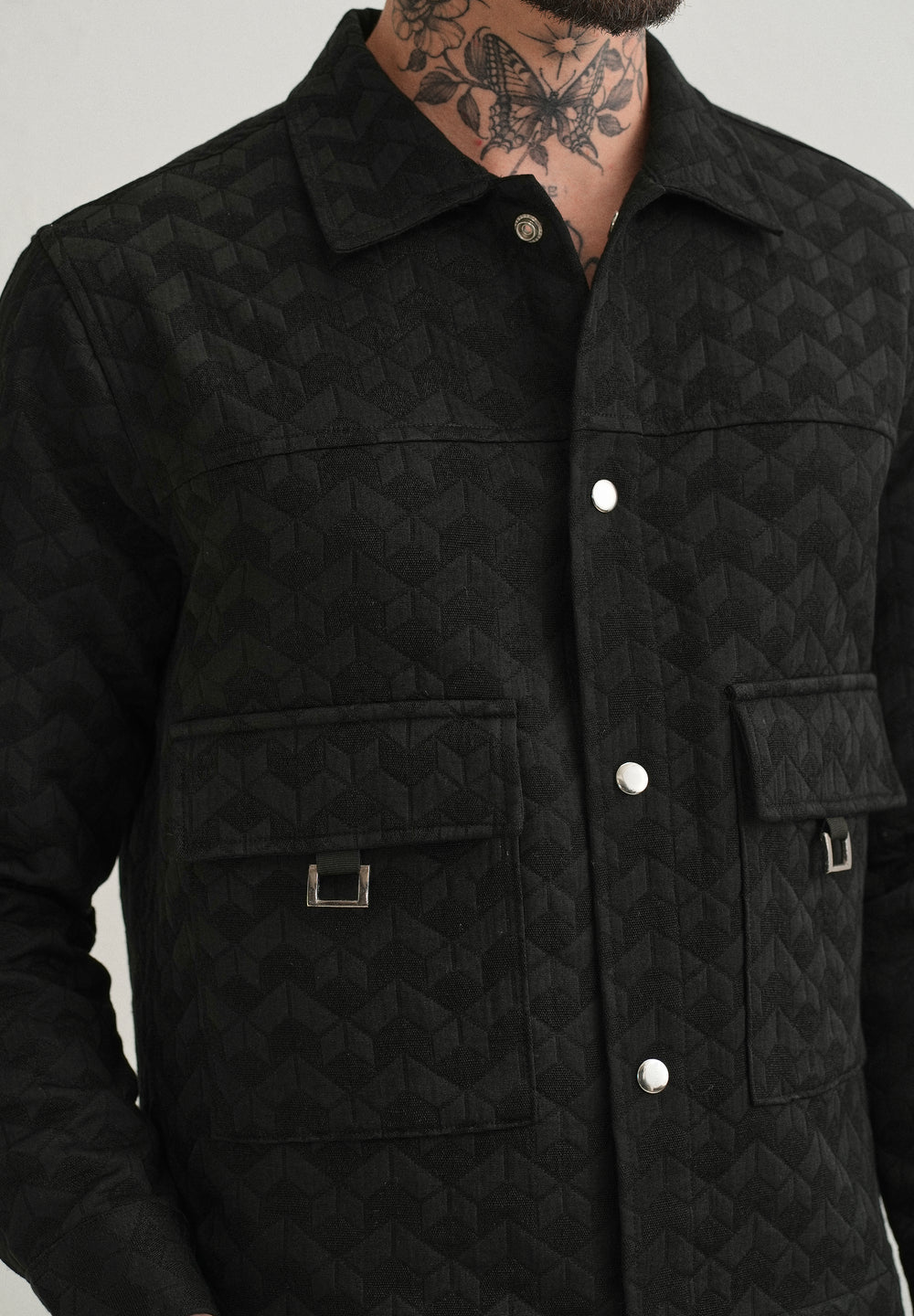 Black Utility Shacket