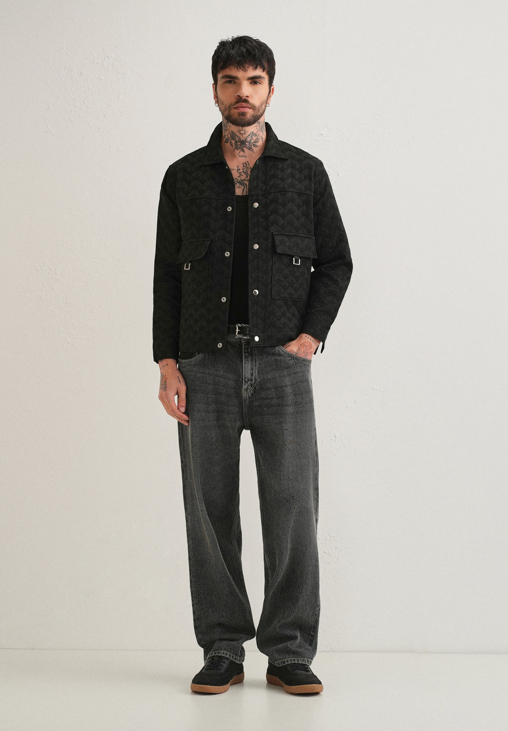 Black Utility Shacket