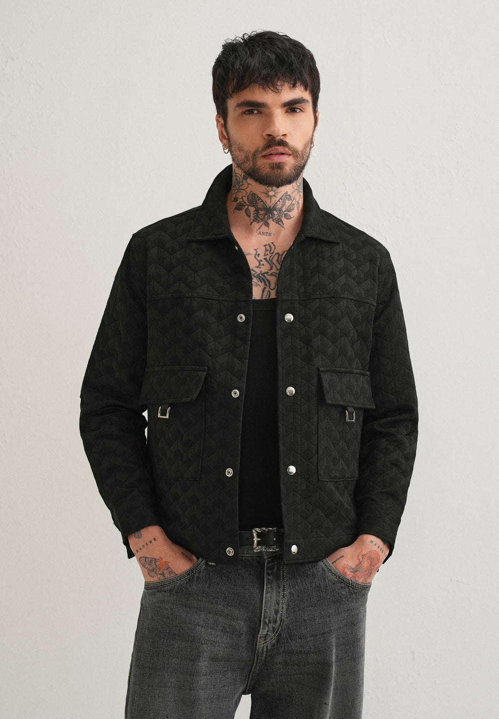 Black Utility Shacket
