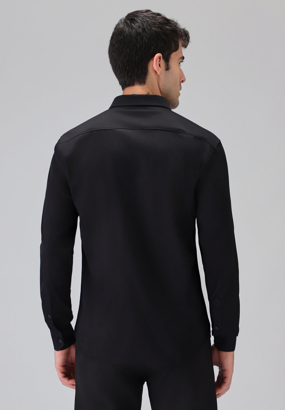 Hand Crafted Black Designer Shirt