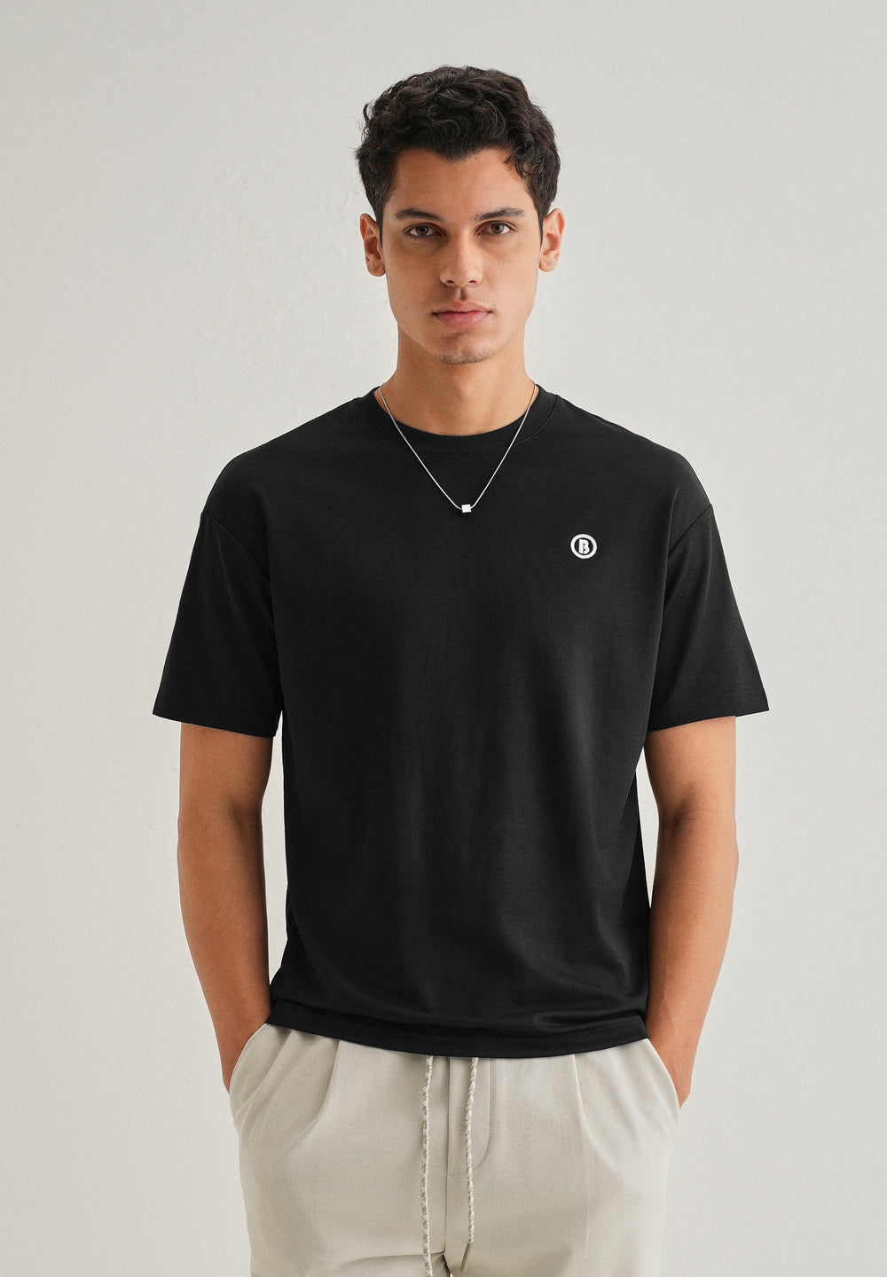 Black Crew Neck T-shirt