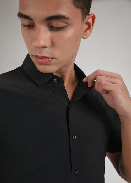 Black Stitchless Shirt