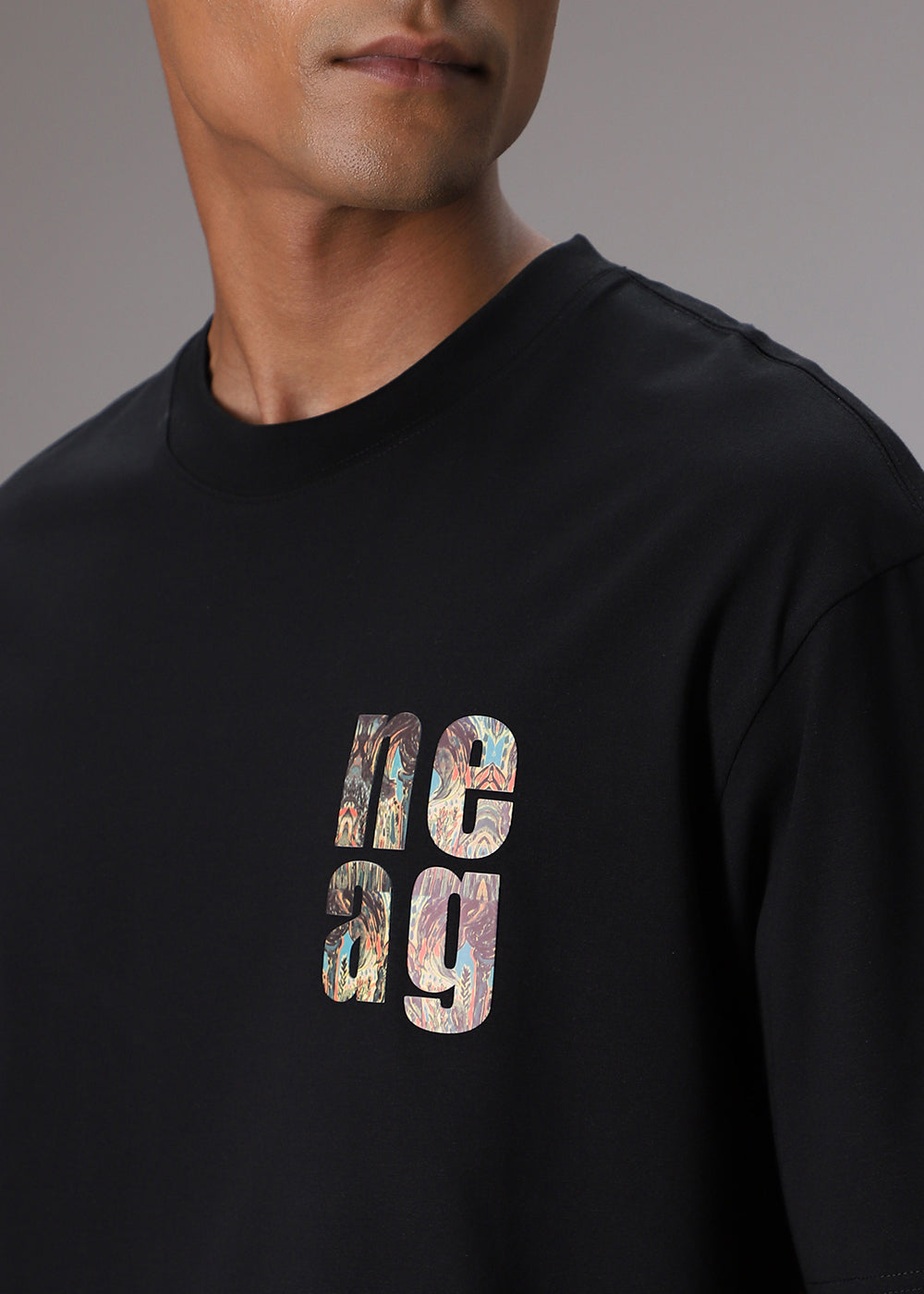 Bloomage Black Oversized T-shirt