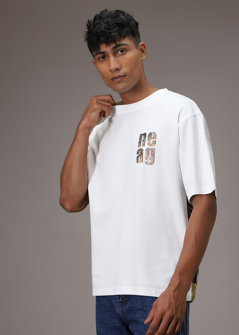 Bloomage White Oversized T-shirt