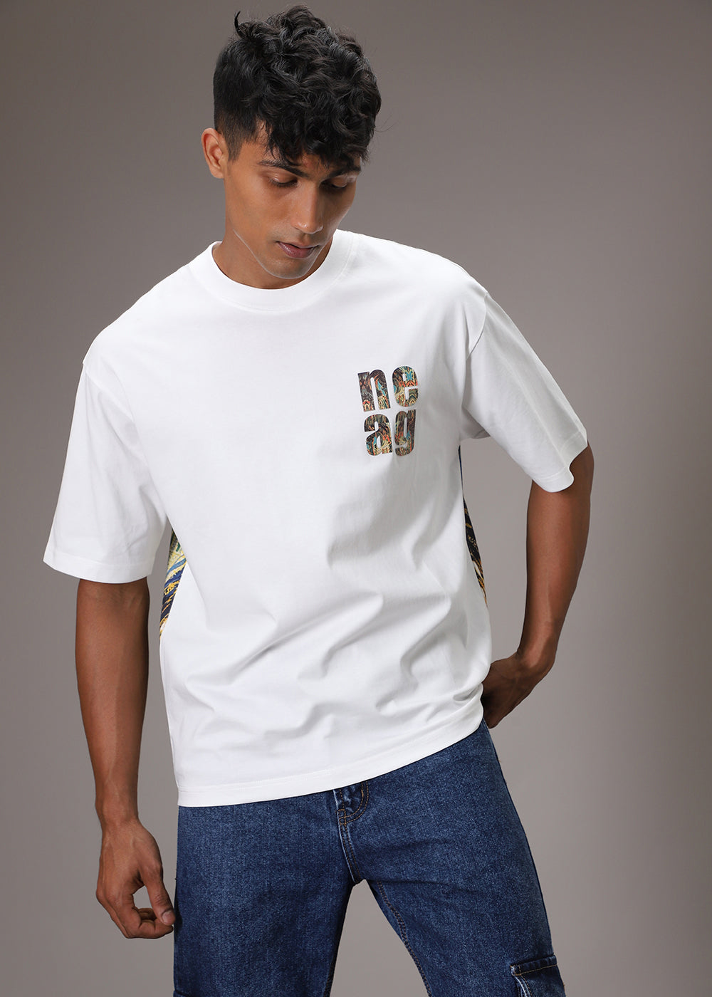 Bloomage White Oversized T-shirt