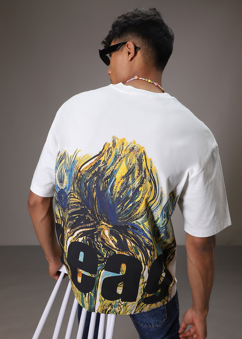 Bloomage White Oversized T-shirt