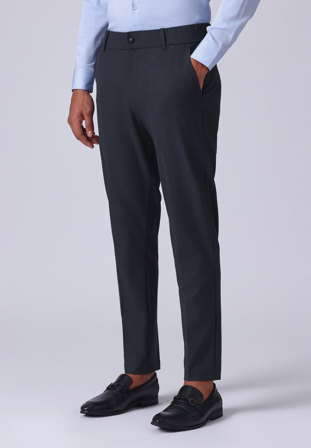 Blue 8 Way Stretch Trousers
