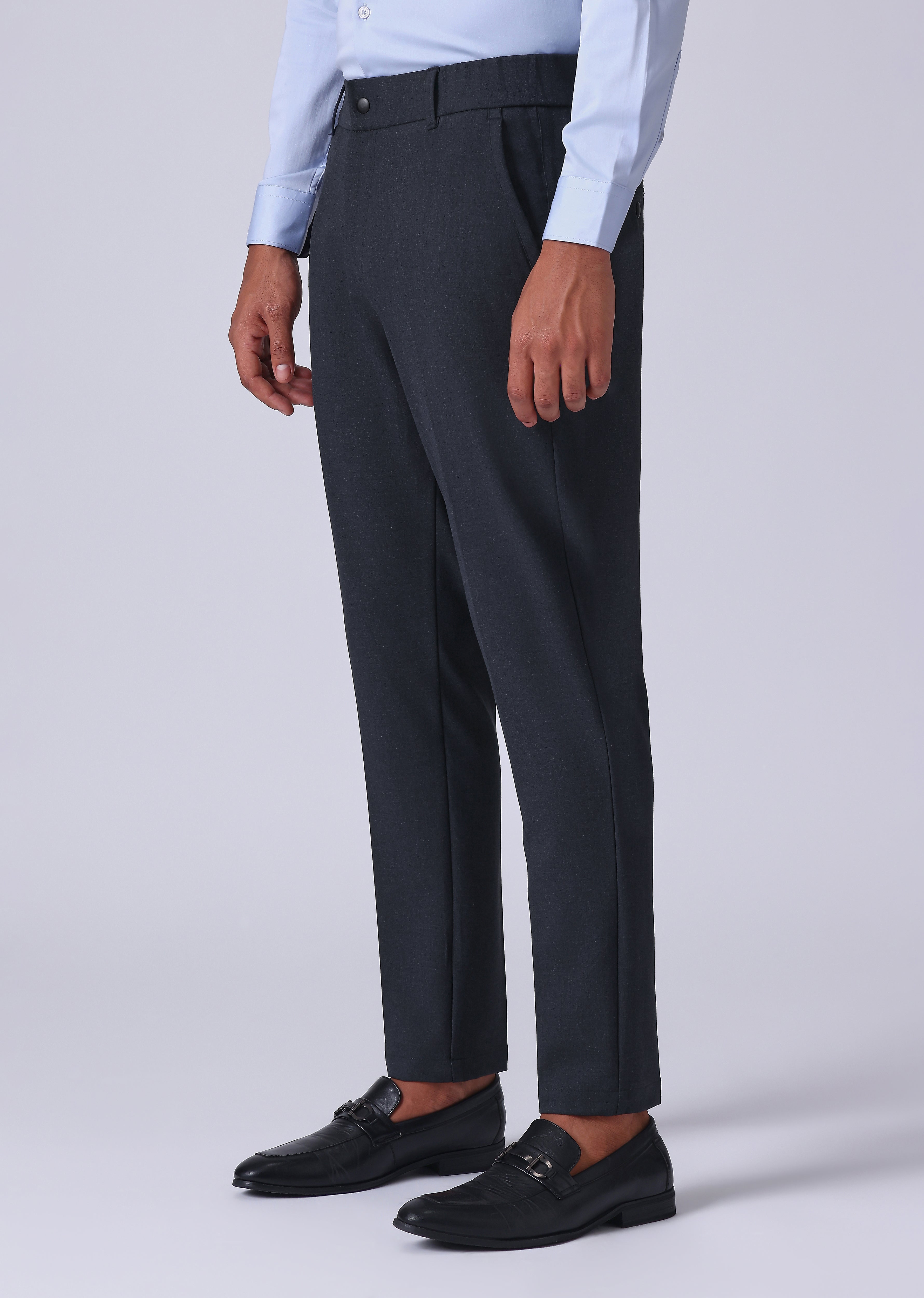 Blue 8 Way Stretch Trousers