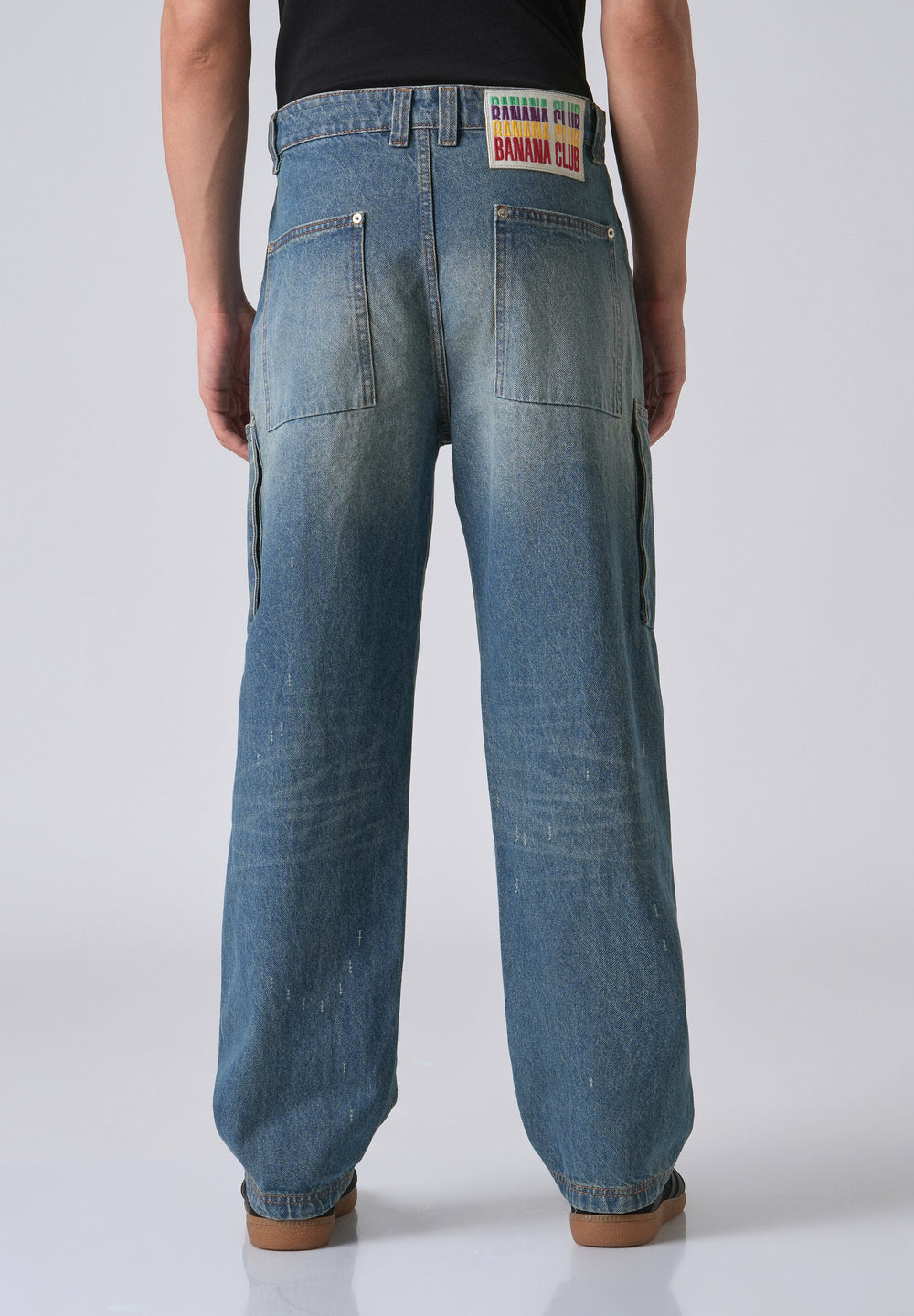 Blue Fade Baggy Fit Denim