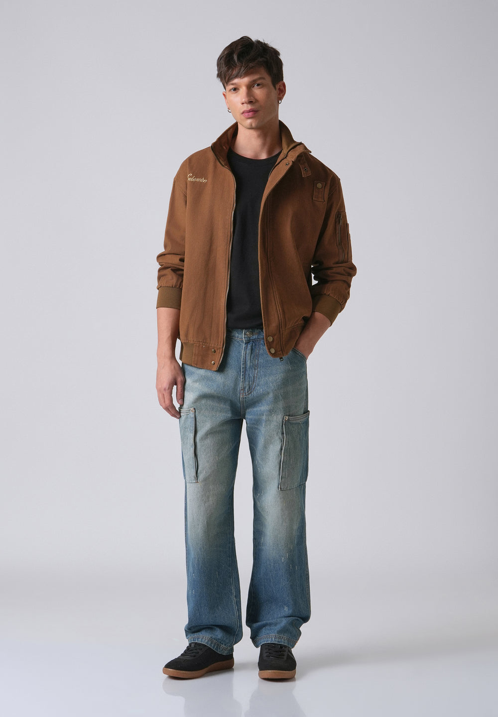 Blue Fade Baggy Fit Denim