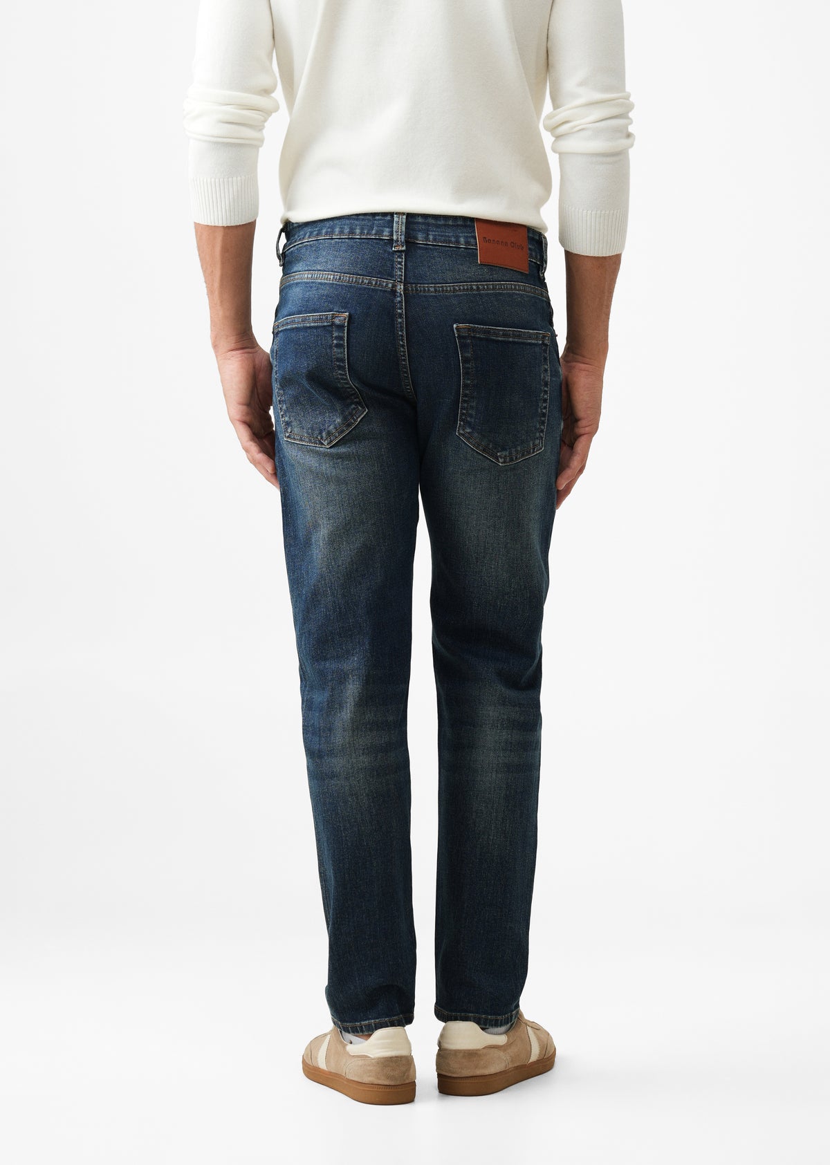 Blue Faded Slim Fit Jeans