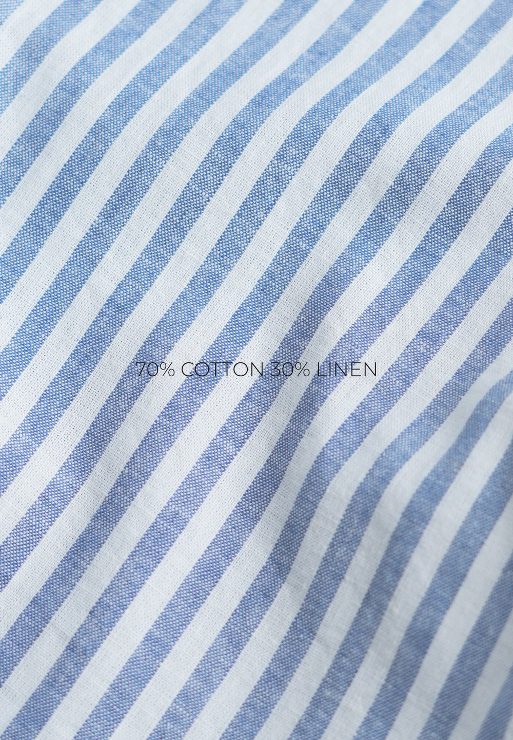 Blue Layered Look Stripe Shirt