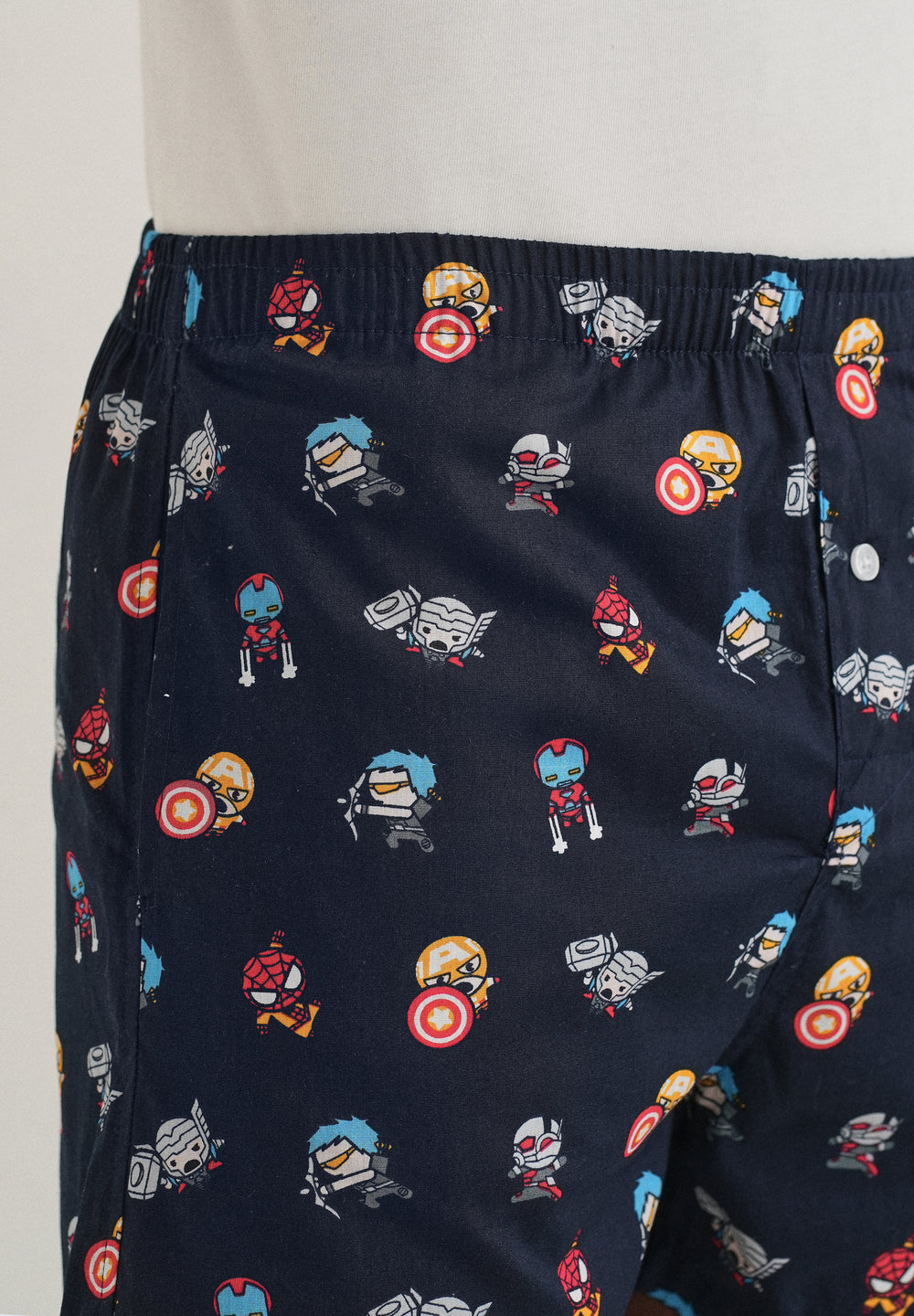 Blue Marvel Printed Boxer