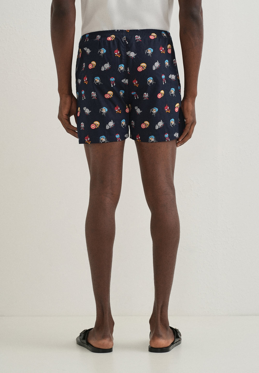 Blue Marvel Printed Boxer