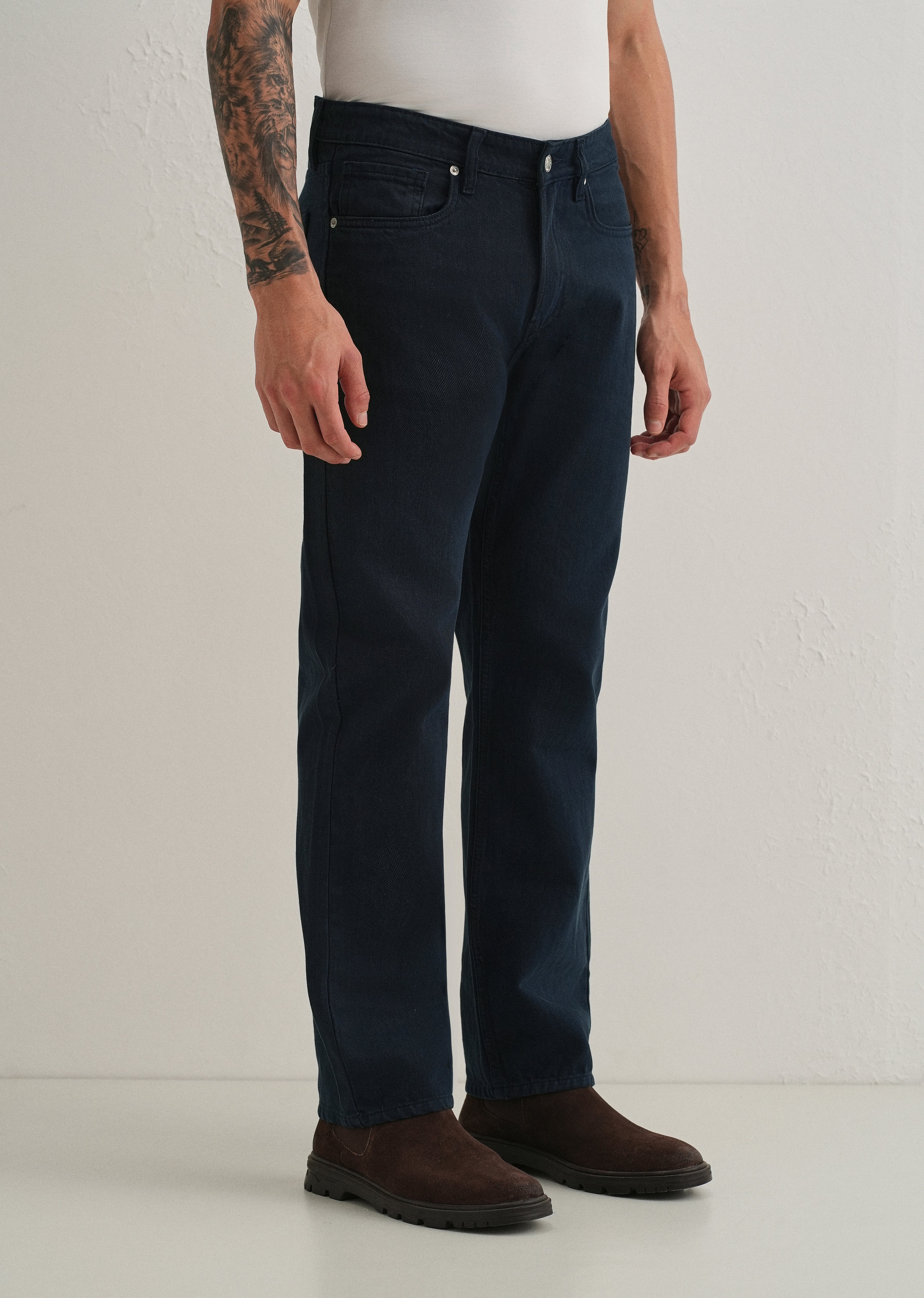 Blue Regular Fit Denim