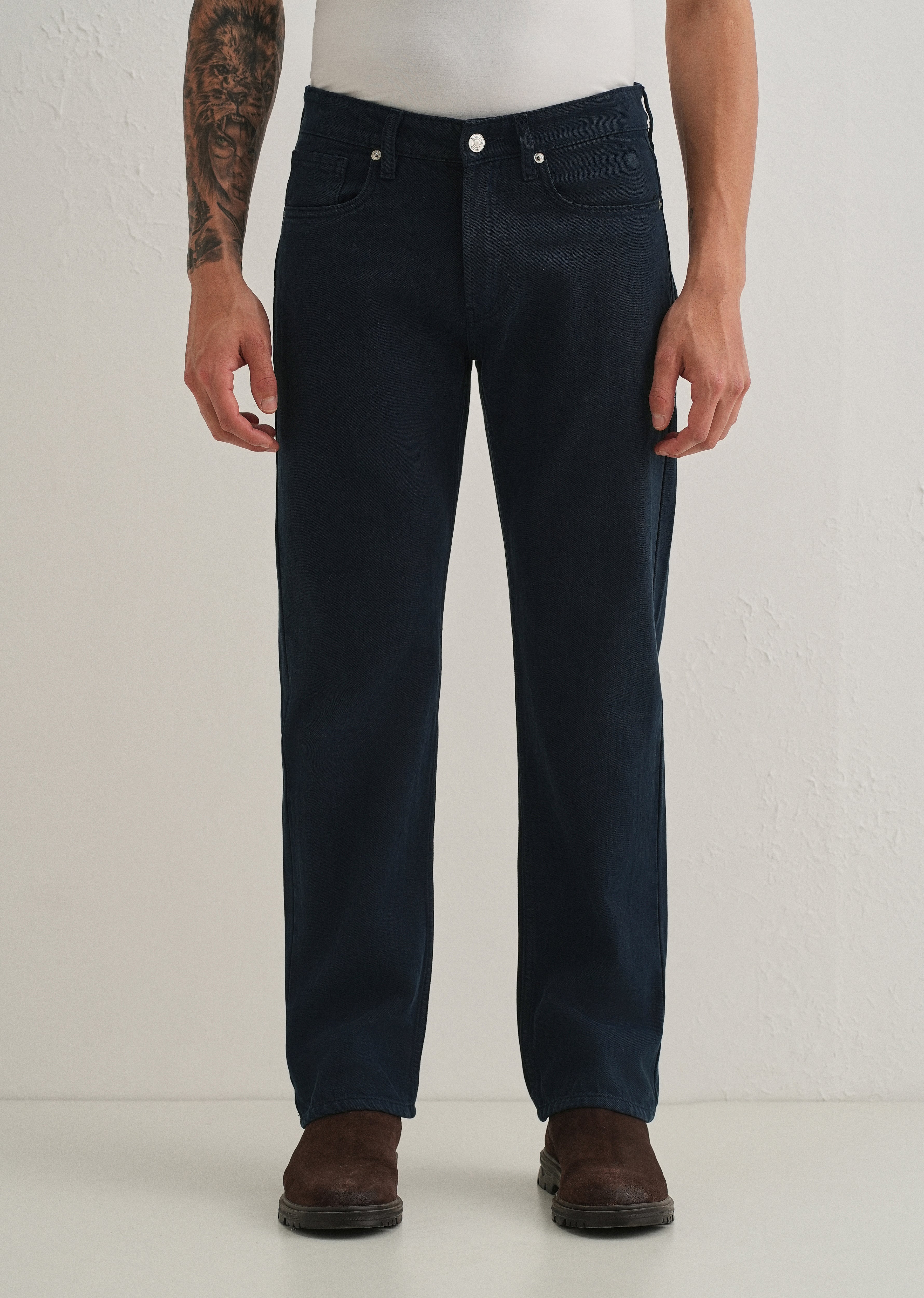 Blue Regular Fit Denim