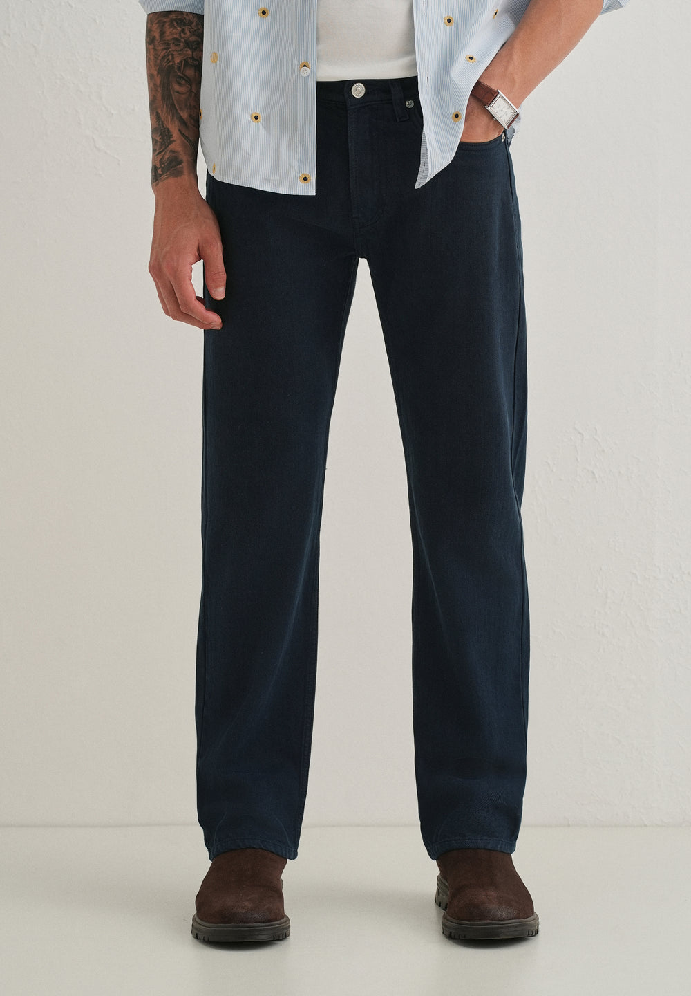 Blue Regular Fit Denim