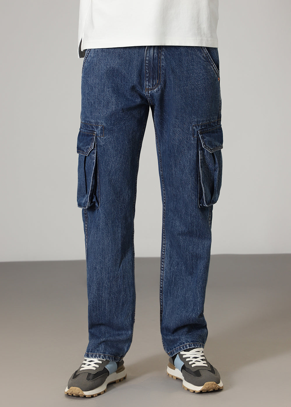 Blue Sapphire Baggy Denim