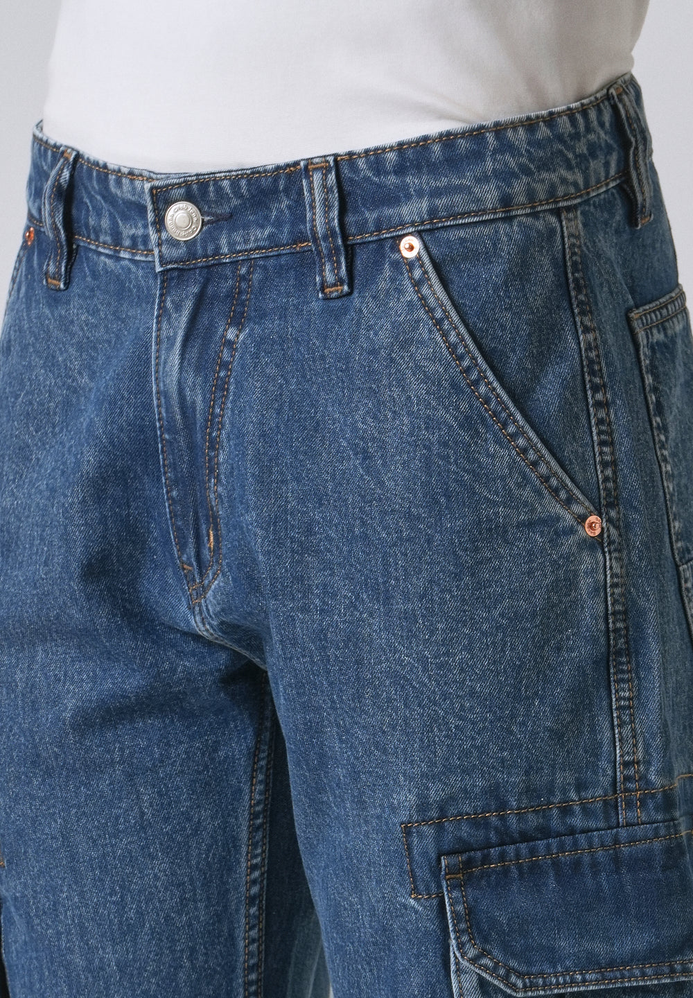 Blue Sapphire Baggy Denim