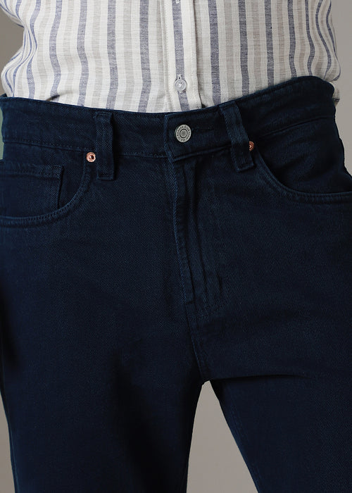 Blue Straight Fit Denim