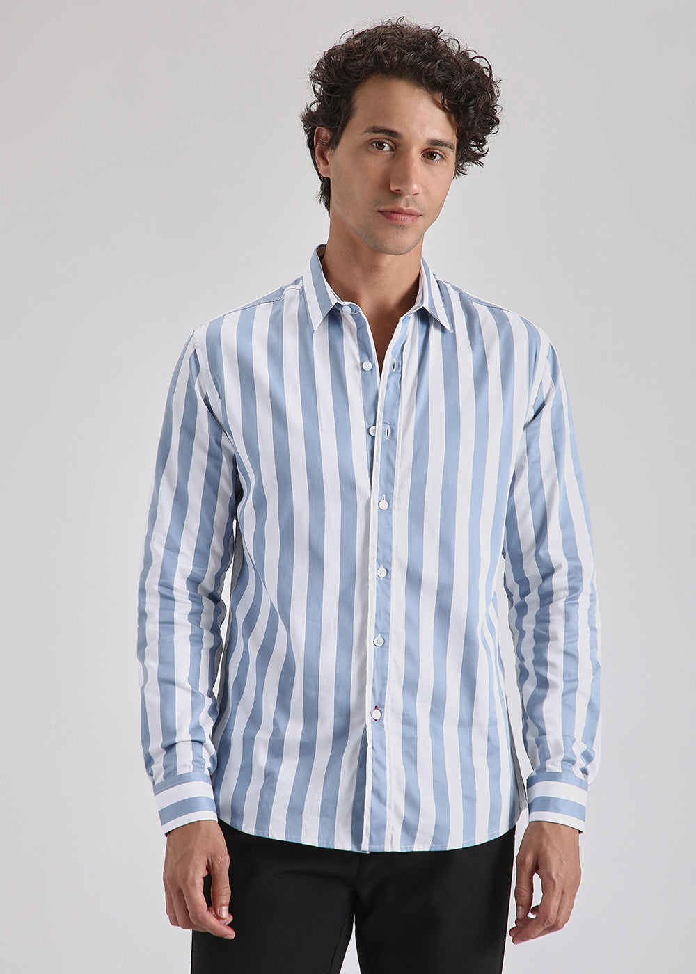 Blue Striped Shirt