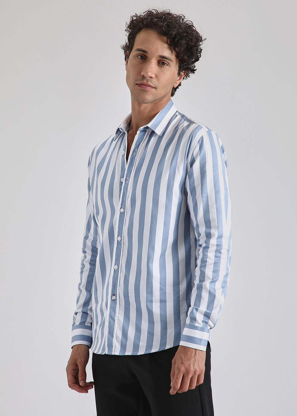 Blue Striped Shirt