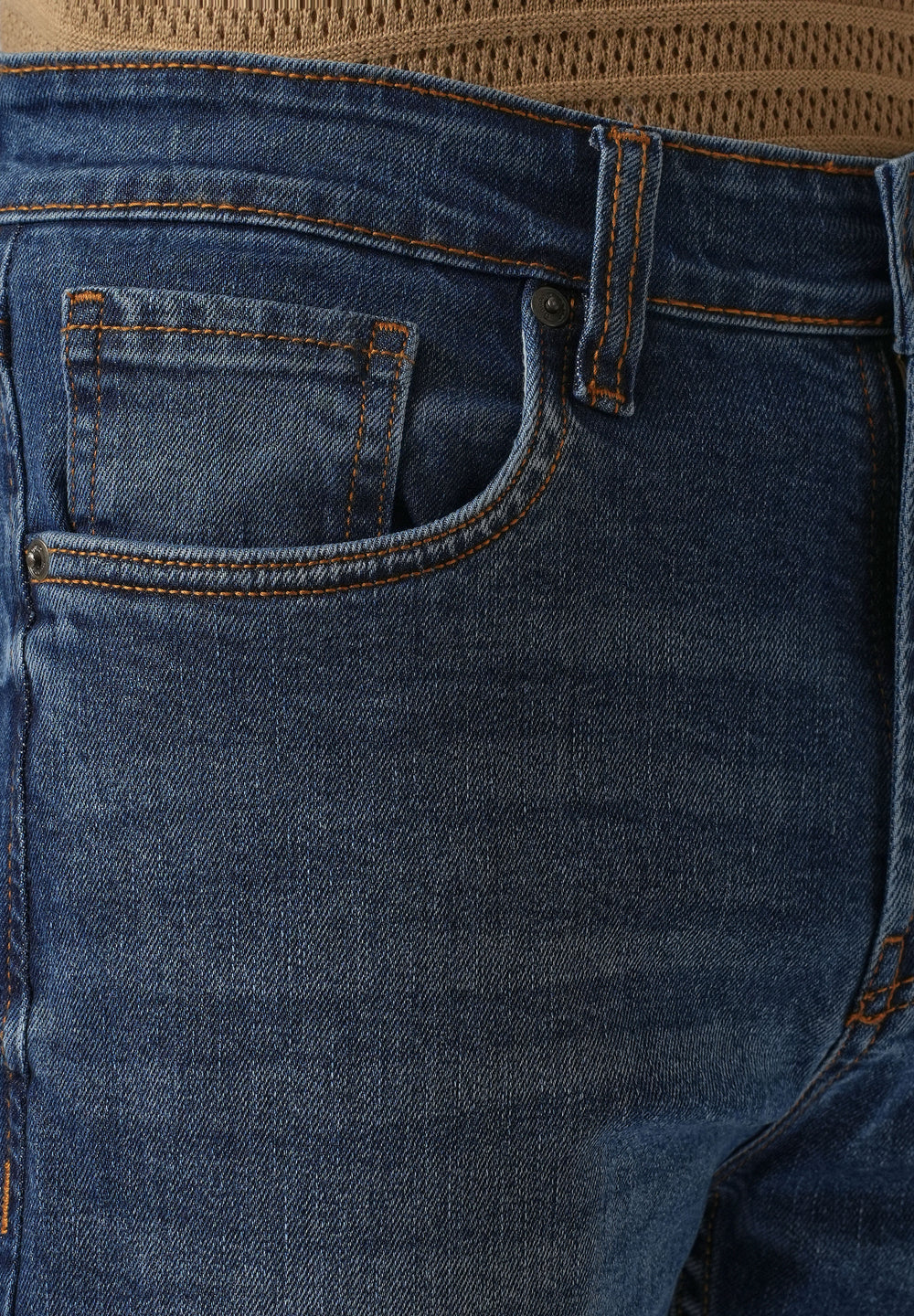 Blue Wash Relaxed Fit Jeans