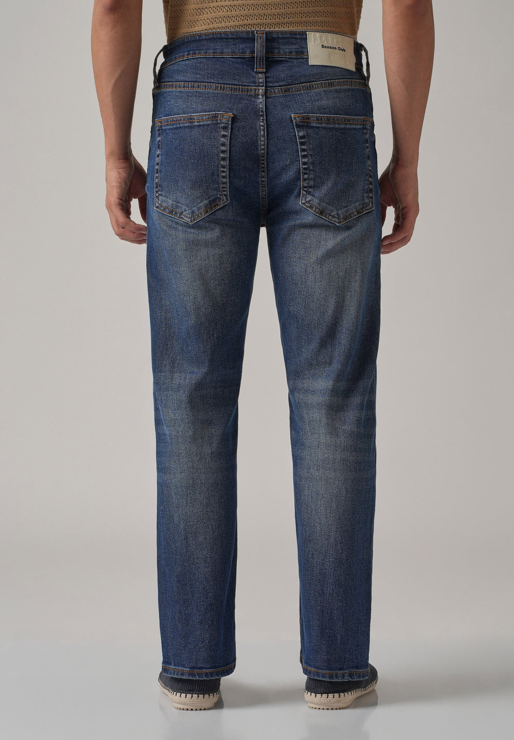 Blue Wash Relaxed Fit Jeans