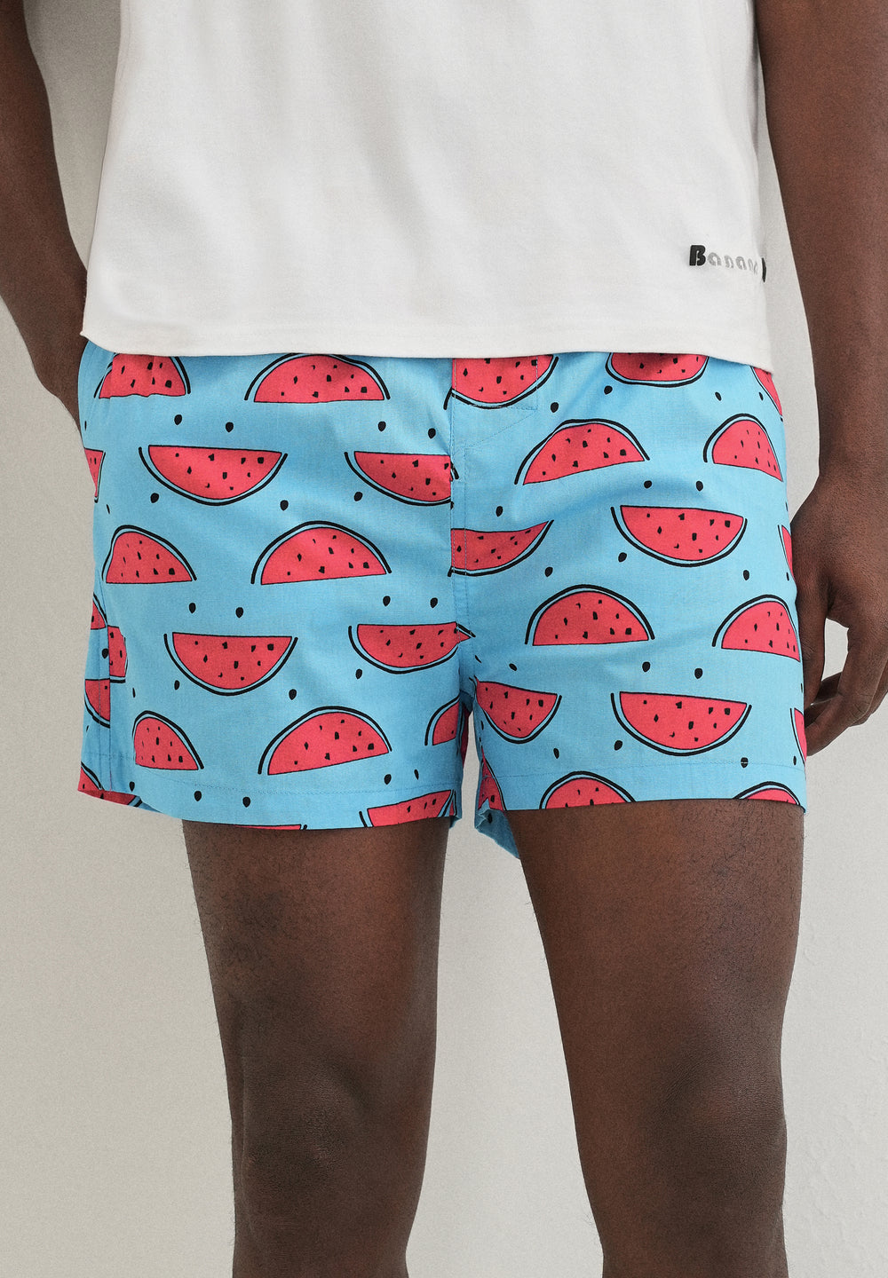 Blue Watermelon Printed Boxer