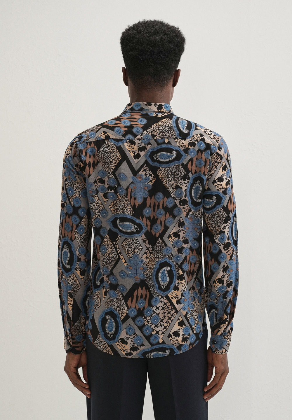 Blue Feather Shirt