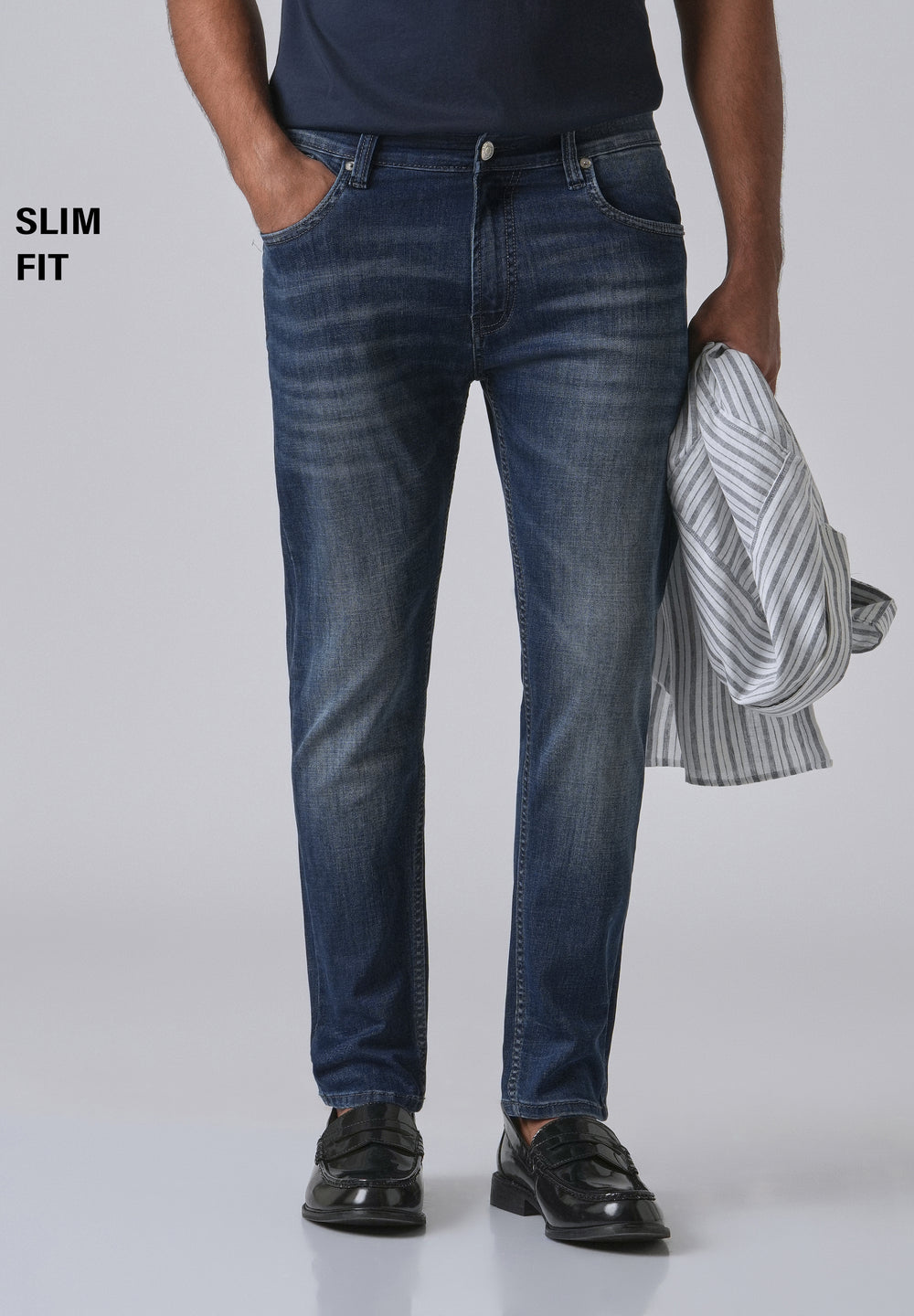 Blue Low fade Slim Fit Jeans