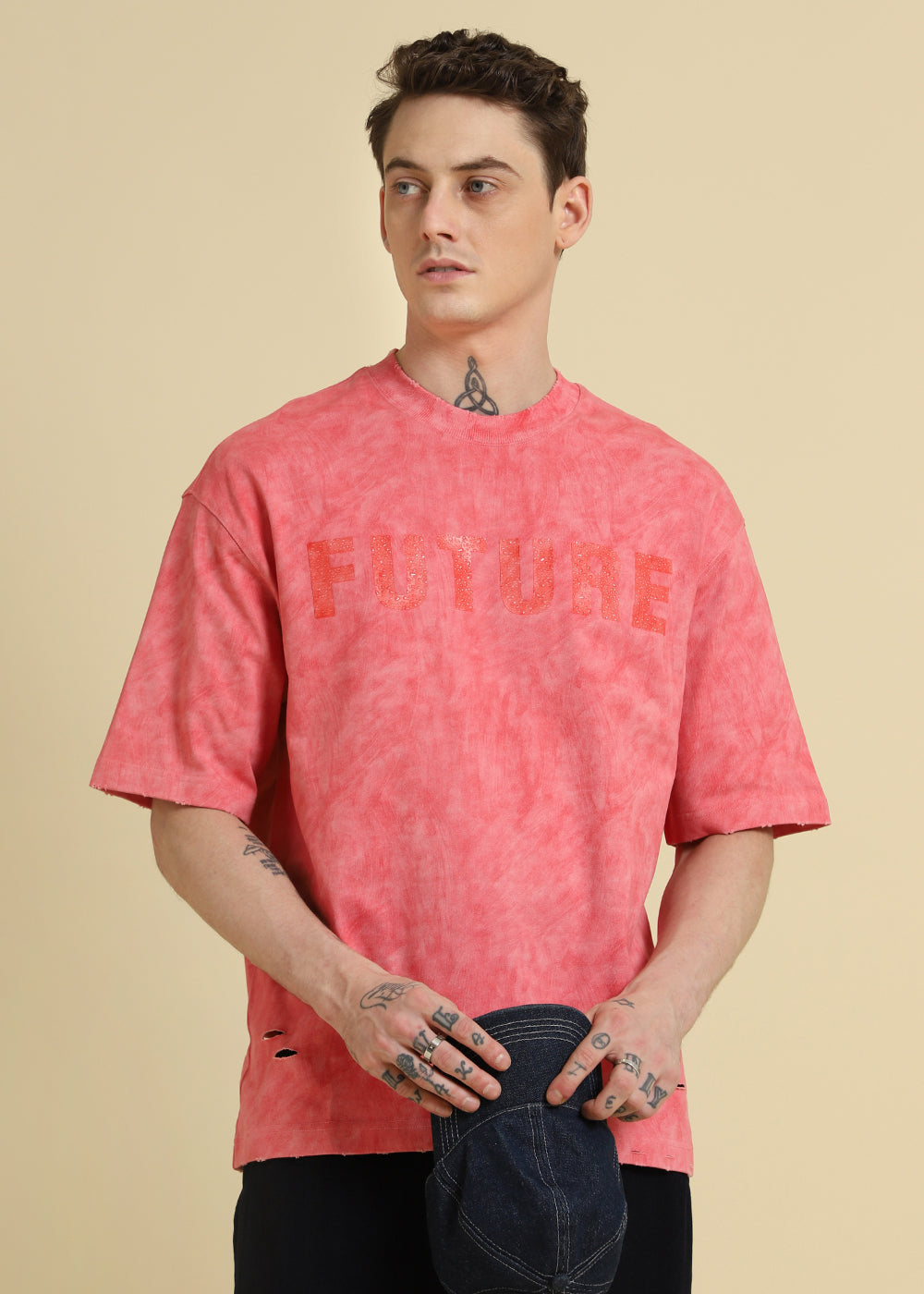 Blush Wash Oversized T-shirt