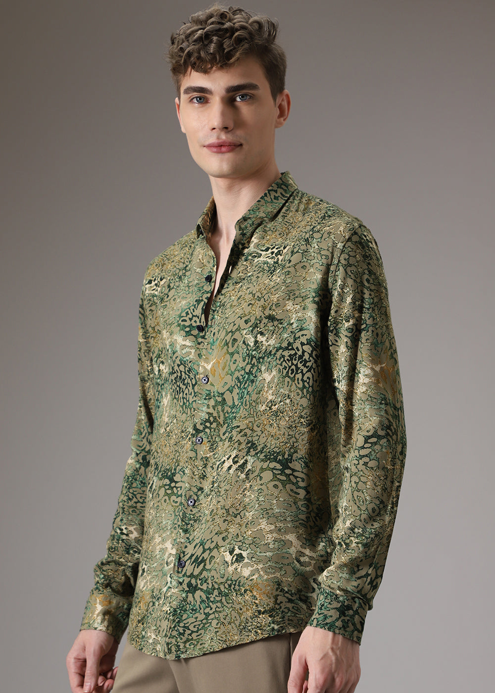 Boa Green Feather Shirt