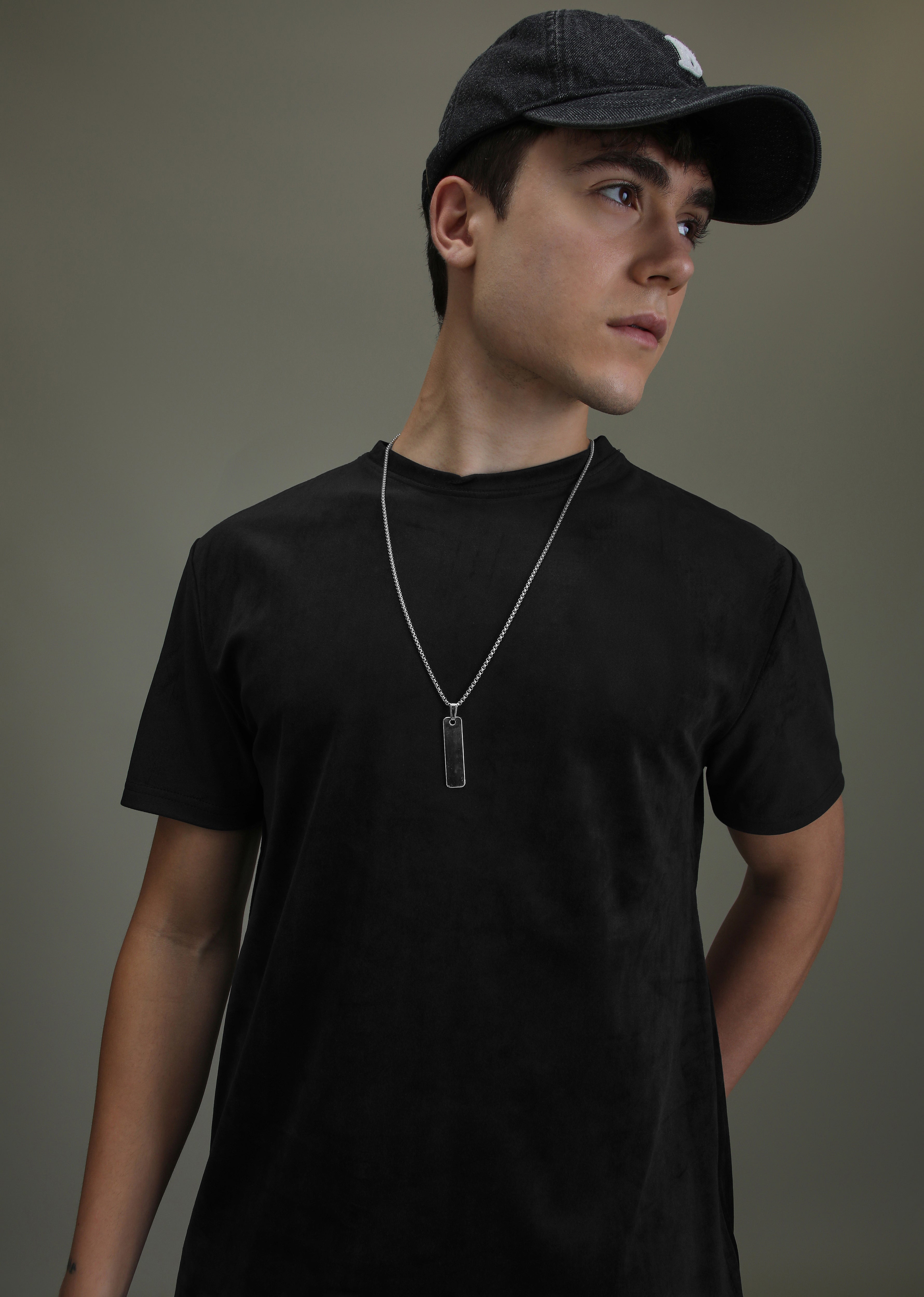 Bold Black Suede T-shirt