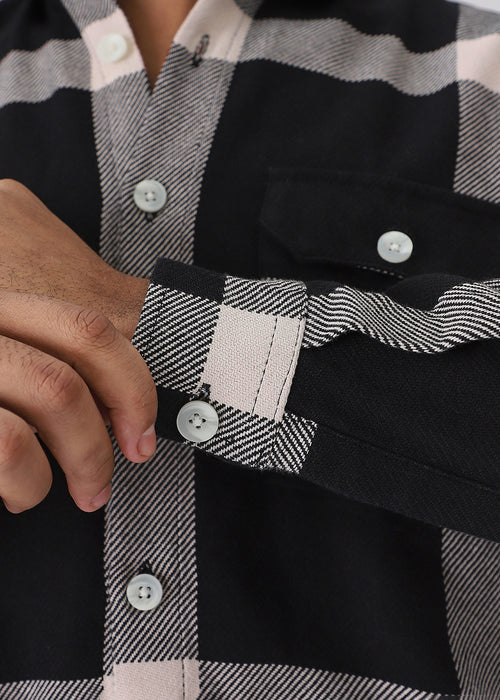 Bold Classic Brushed Cotton Check Shirt