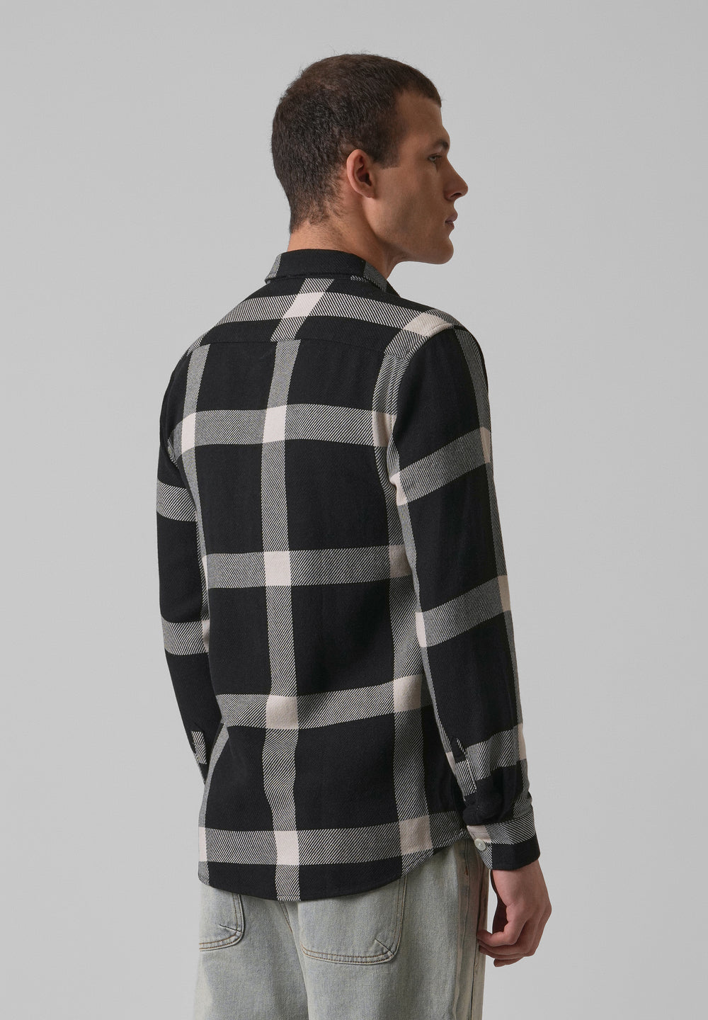 Bold Classic Brushed Cotton Check Shirt