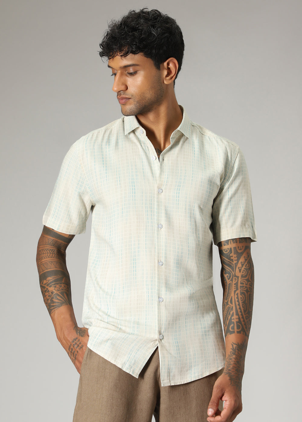 Broken Blue Stripe Shirt