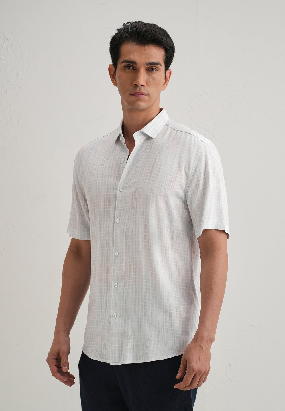 Broken Light Blue Stripe Shirt