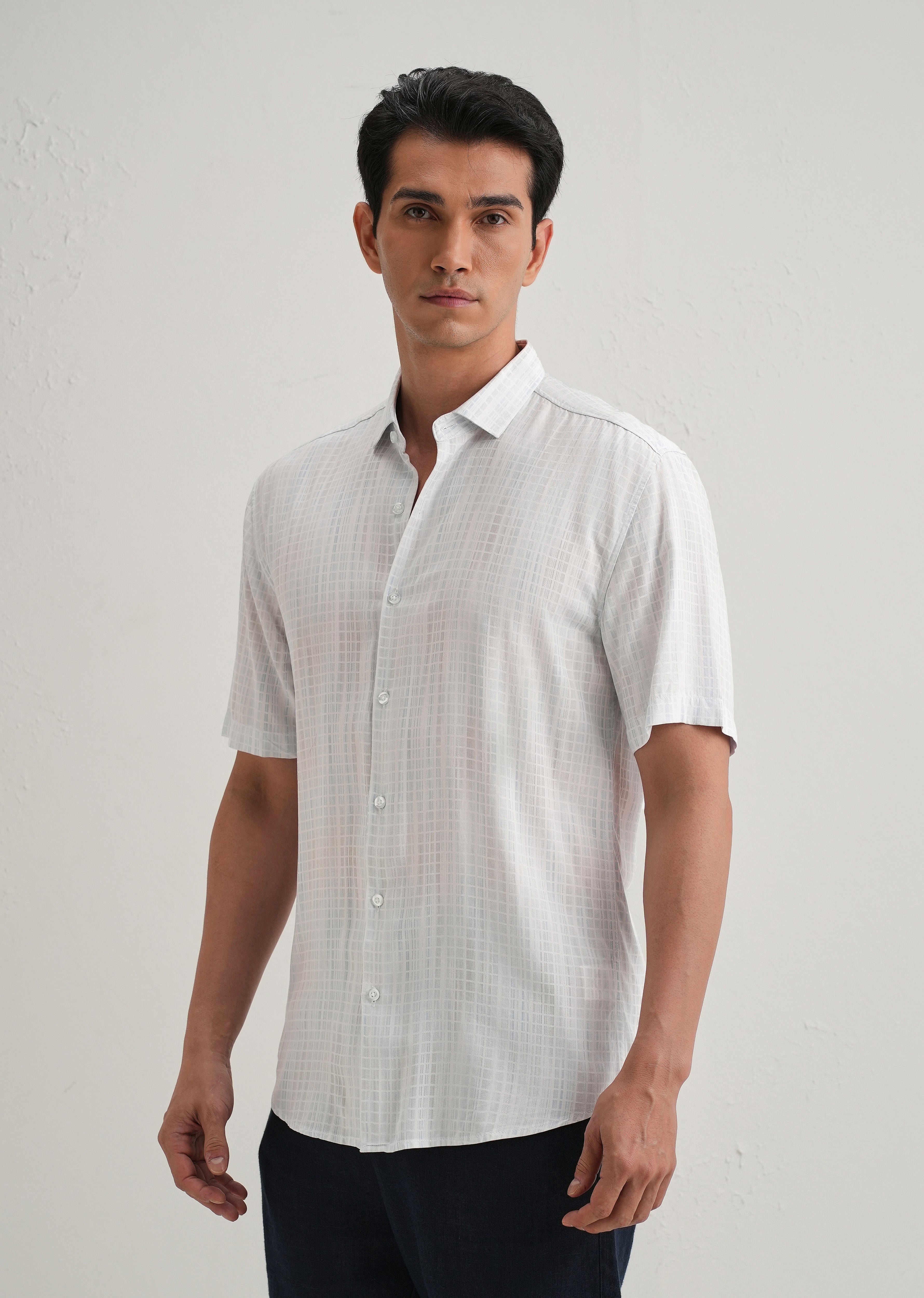 Broken Light Blue Stripe Shirt