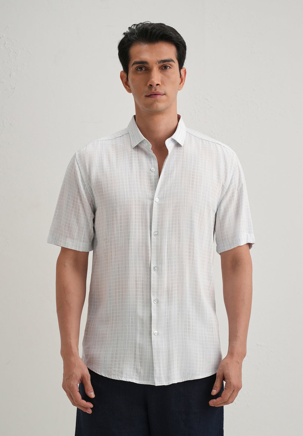 Broken Light Blue Stripe Shirt