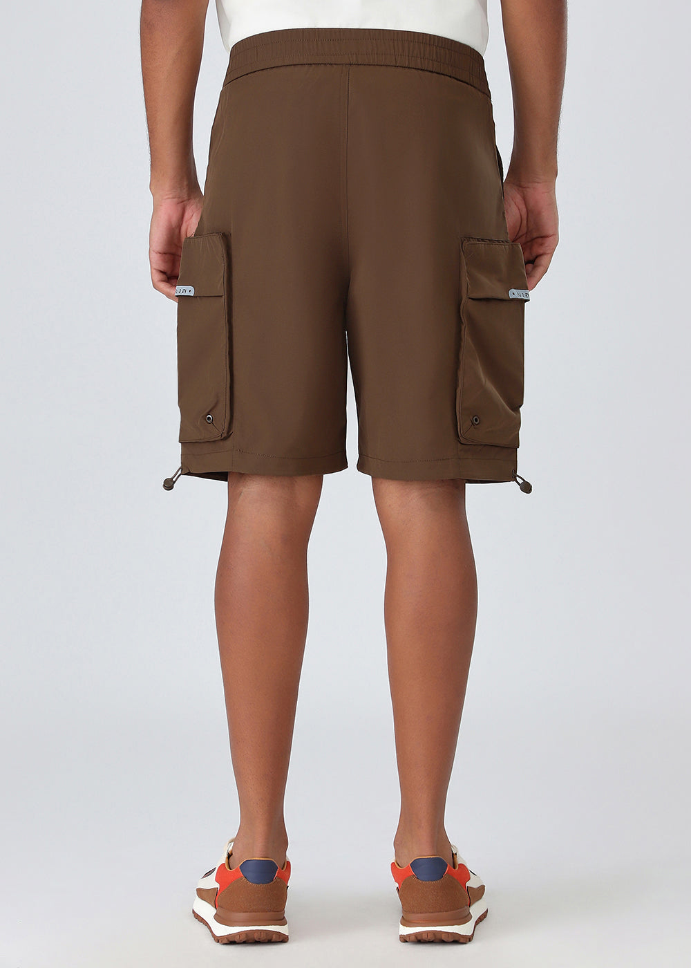 Brown Cargo Pocket Shorts