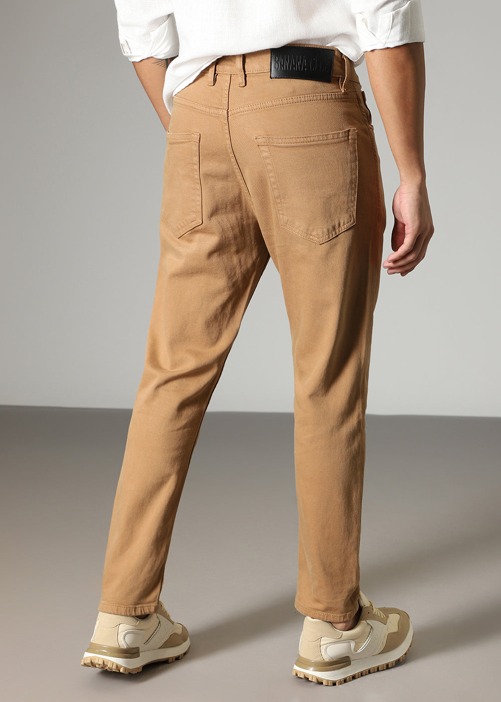 Brown Carrot Fit Denim